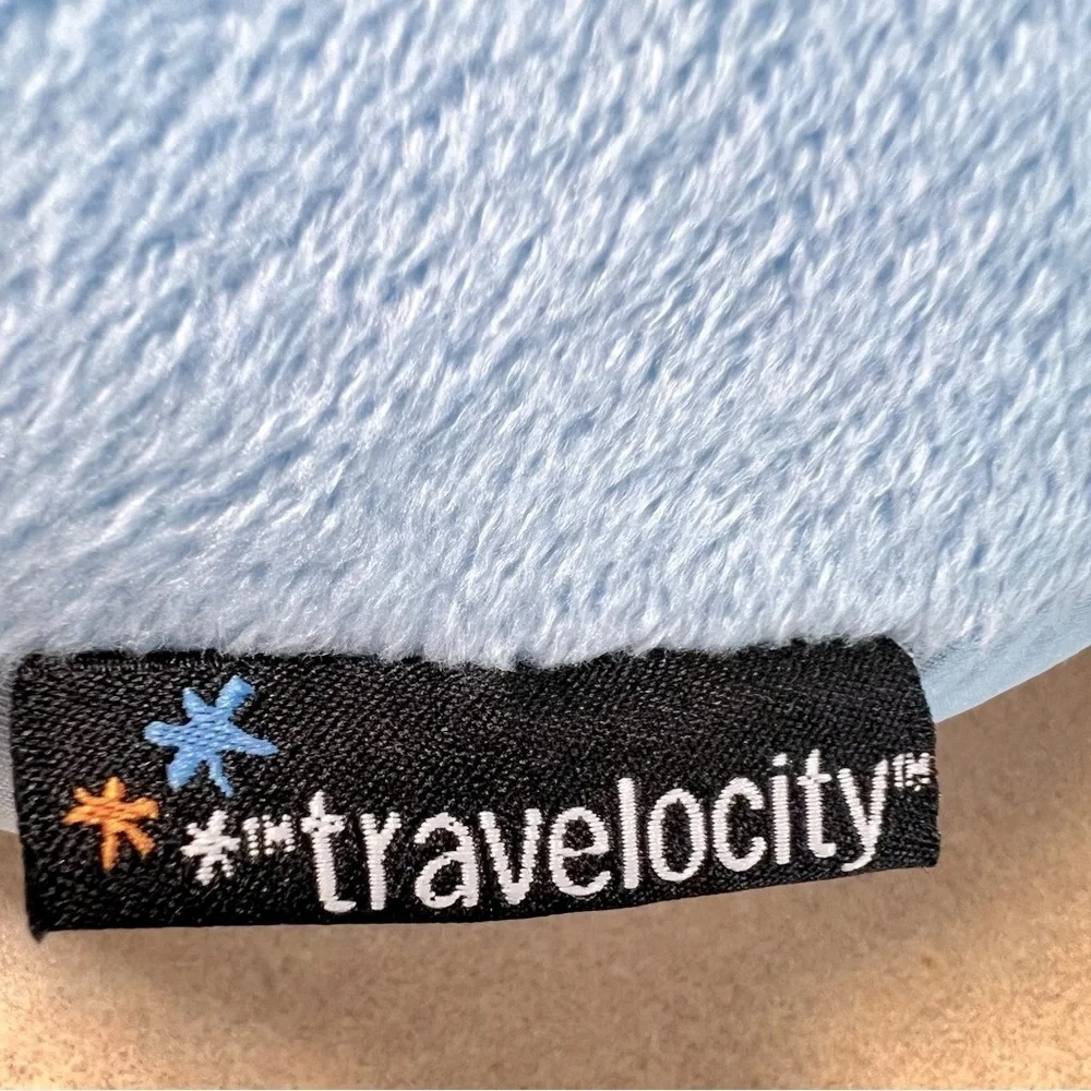 Velocity Light Blue Travel Pillow
